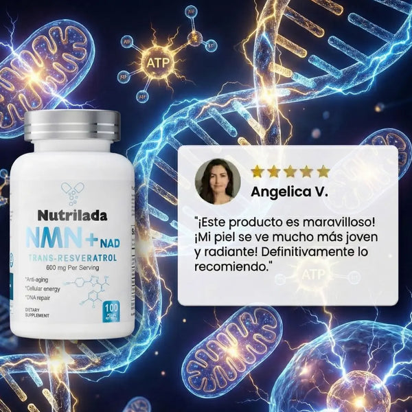2 SUPLEMENTOS ANTIEDAD NMN + NAD⁺