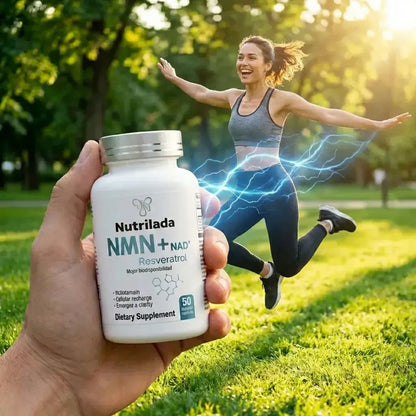 2 SUPLEMENTOS ANTIEDAD NMN + NAD⁺