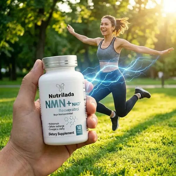 2 SUPLEMENTOS ANTIEDAD NMN + NAD⁺